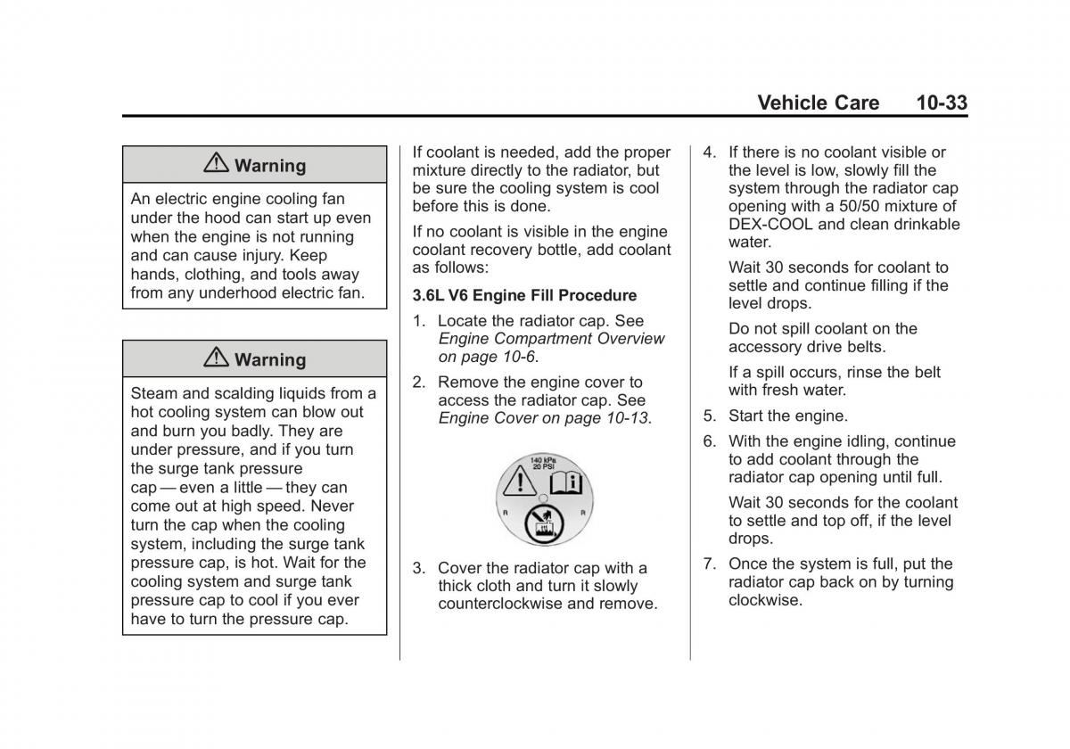 Chevrolet Camaro V 5 owners manual / page 296
