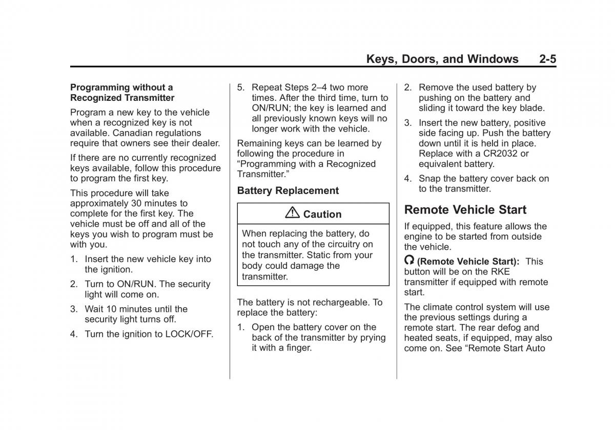 Chevrolet Camaro V 5 owners manual / page 32