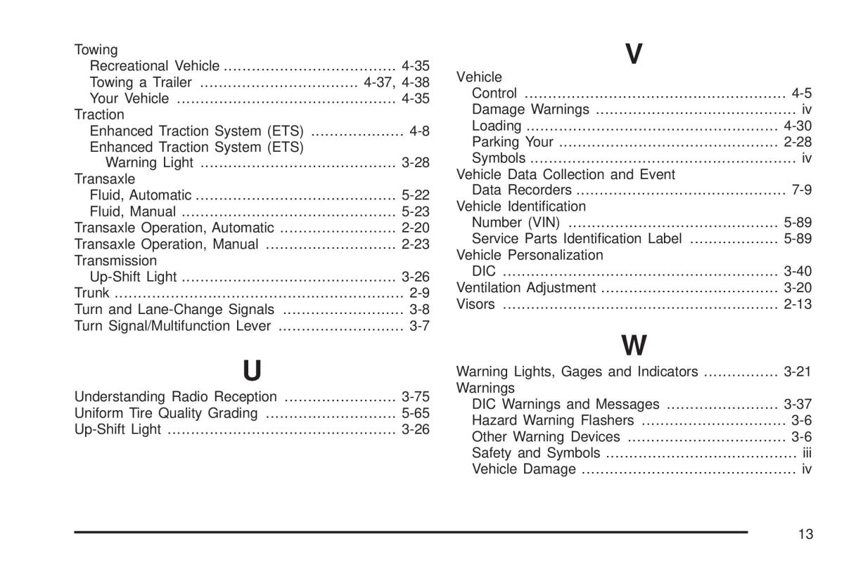 manual  Chevrolet Cobalt owners manual / page 359