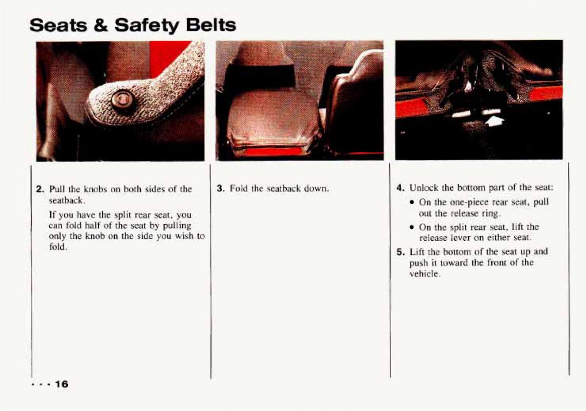 manual  Chevrolet Tracker owners manual / page 18