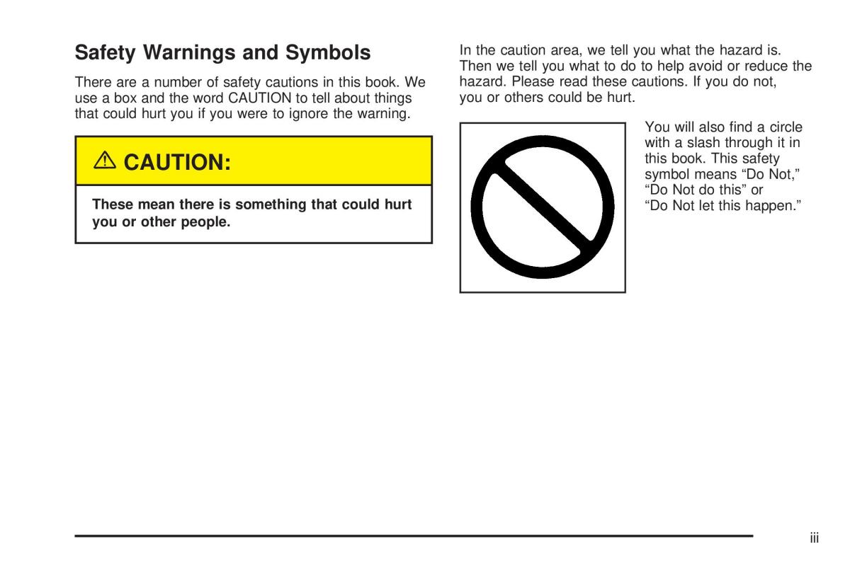 Chevrolet Astro II 2 owners manual / page 3