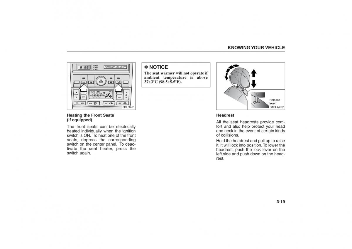 Kia Sorento I 1 owners manual / page 28