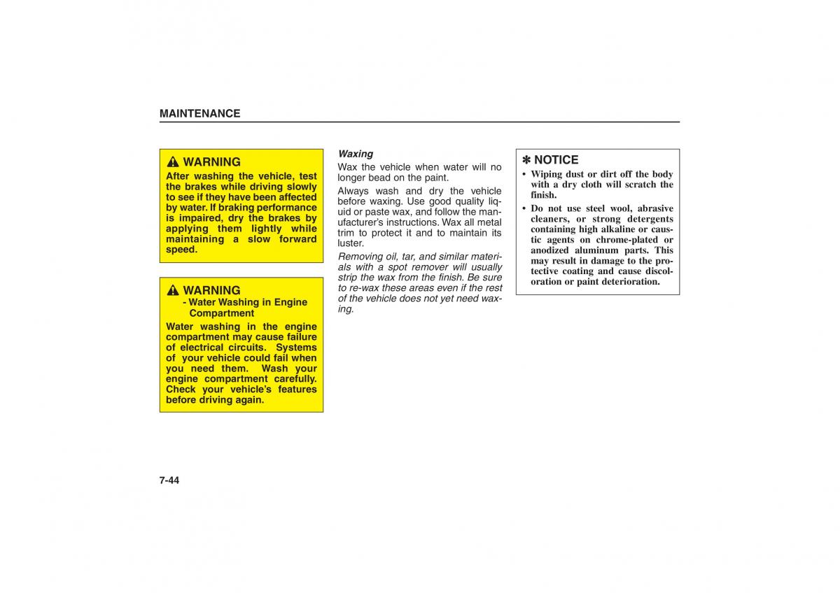 Kia Sorento I 1 owners manual / page 301