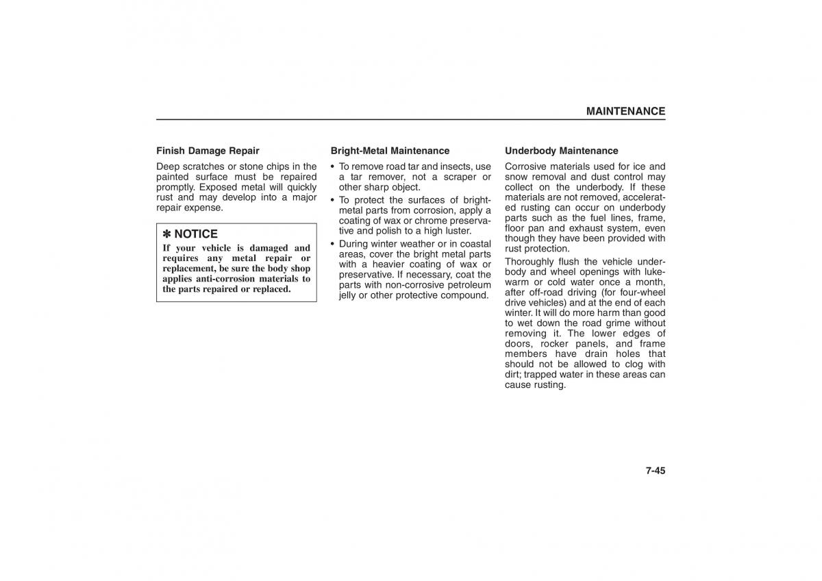 Kia Sorento I 1 owners manual / page 302