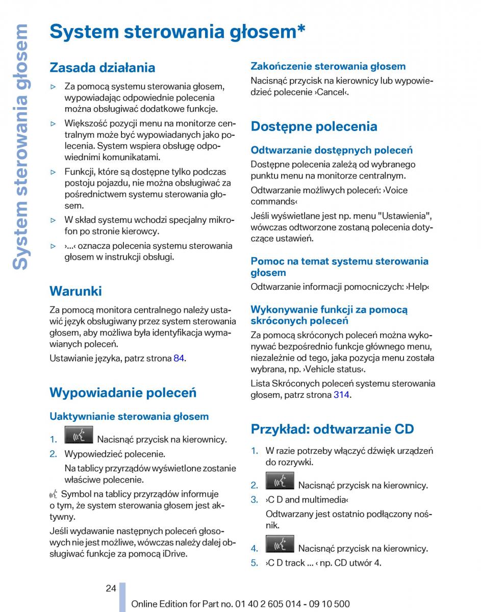 manual  BMW 5 F07 GT Gran Turismo instrukcja / page 24