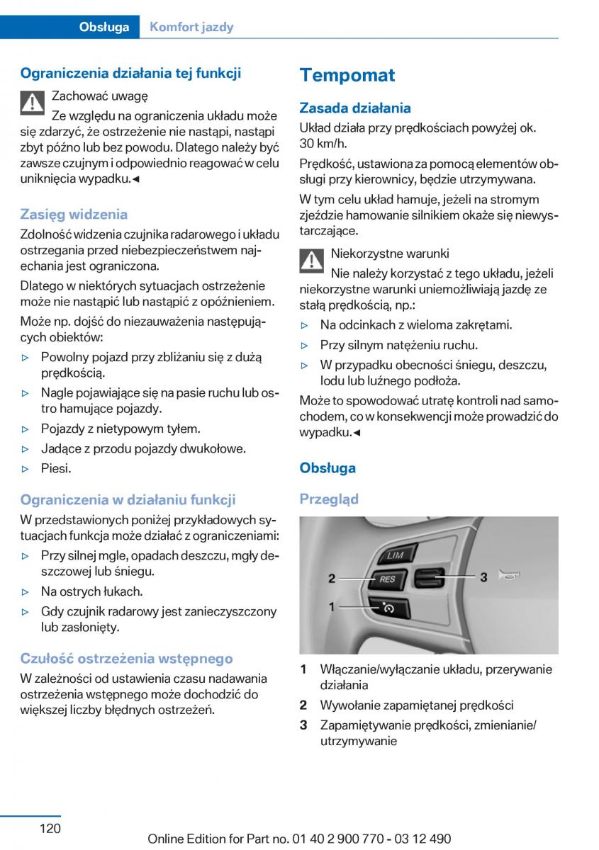 BMW 6 F13 Coupe instrukcja obslugi / page 120