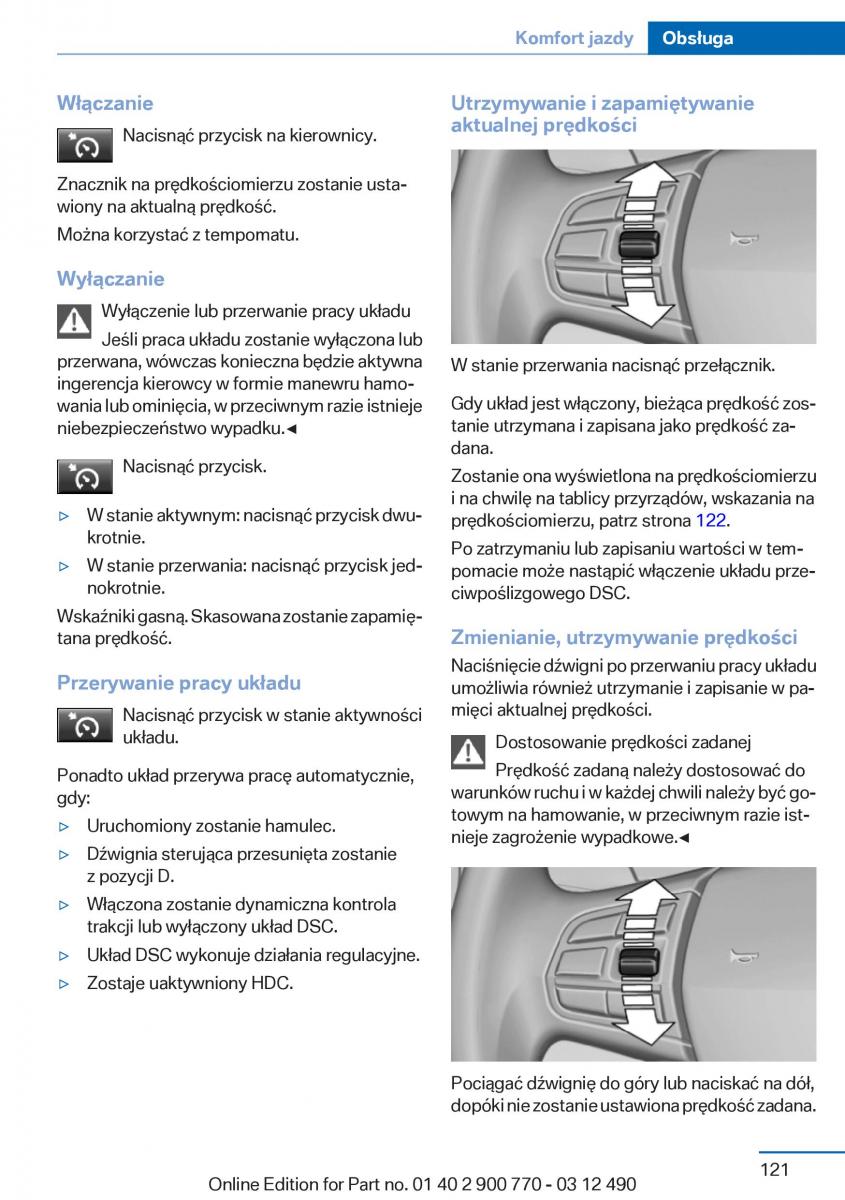 BMW 6 F13 Coupe instrukcja obslugi / page 121