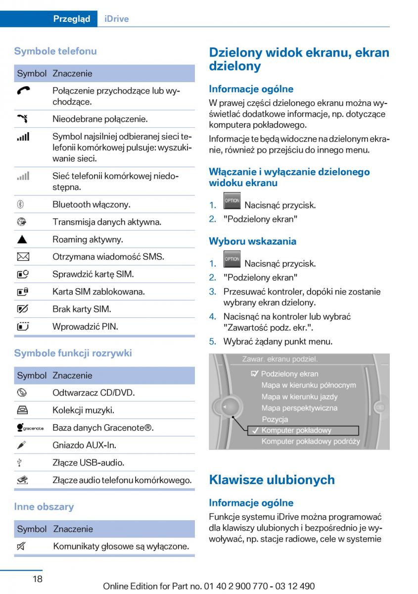 BMW 6 F13 Coupe instrukcja obslugi / page 18