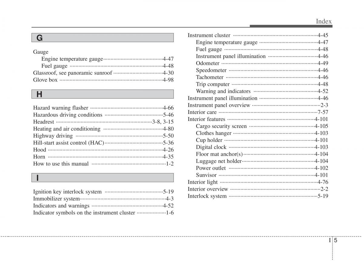 manual  Kia Sportage III 3 owners manual / page 8