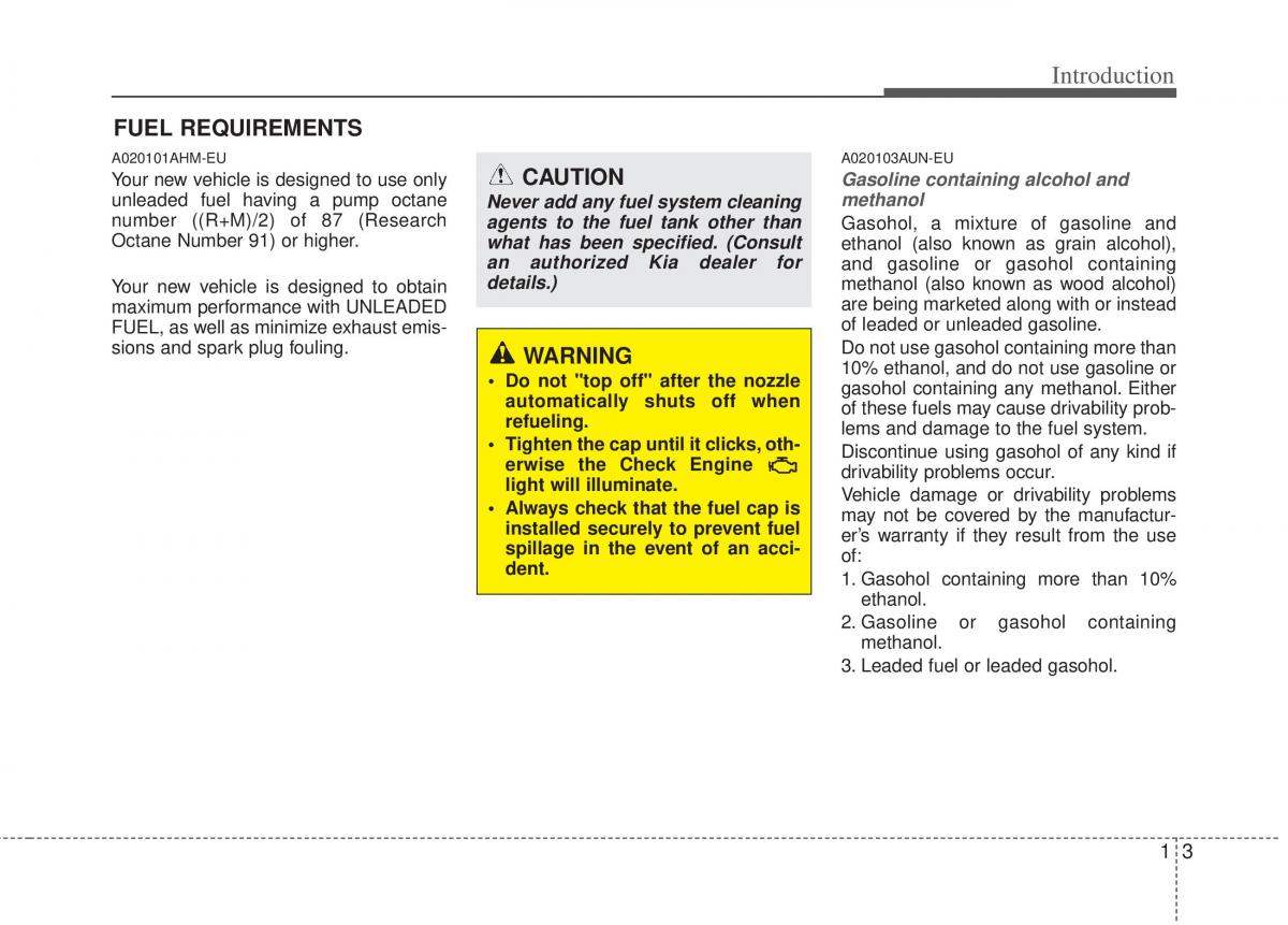 Kia Sportage III 3 owners manual / page 15