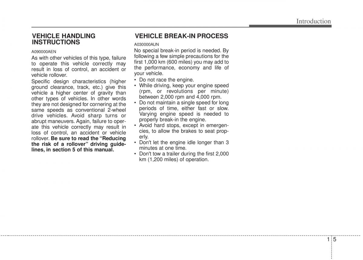 Kia Sportage III 3 owners manual / page 17