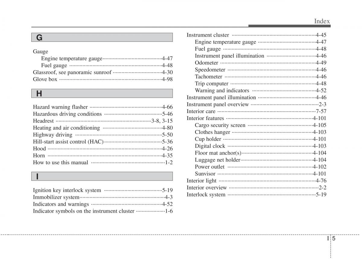 Kia Sportage III 3 owners manual / page 8