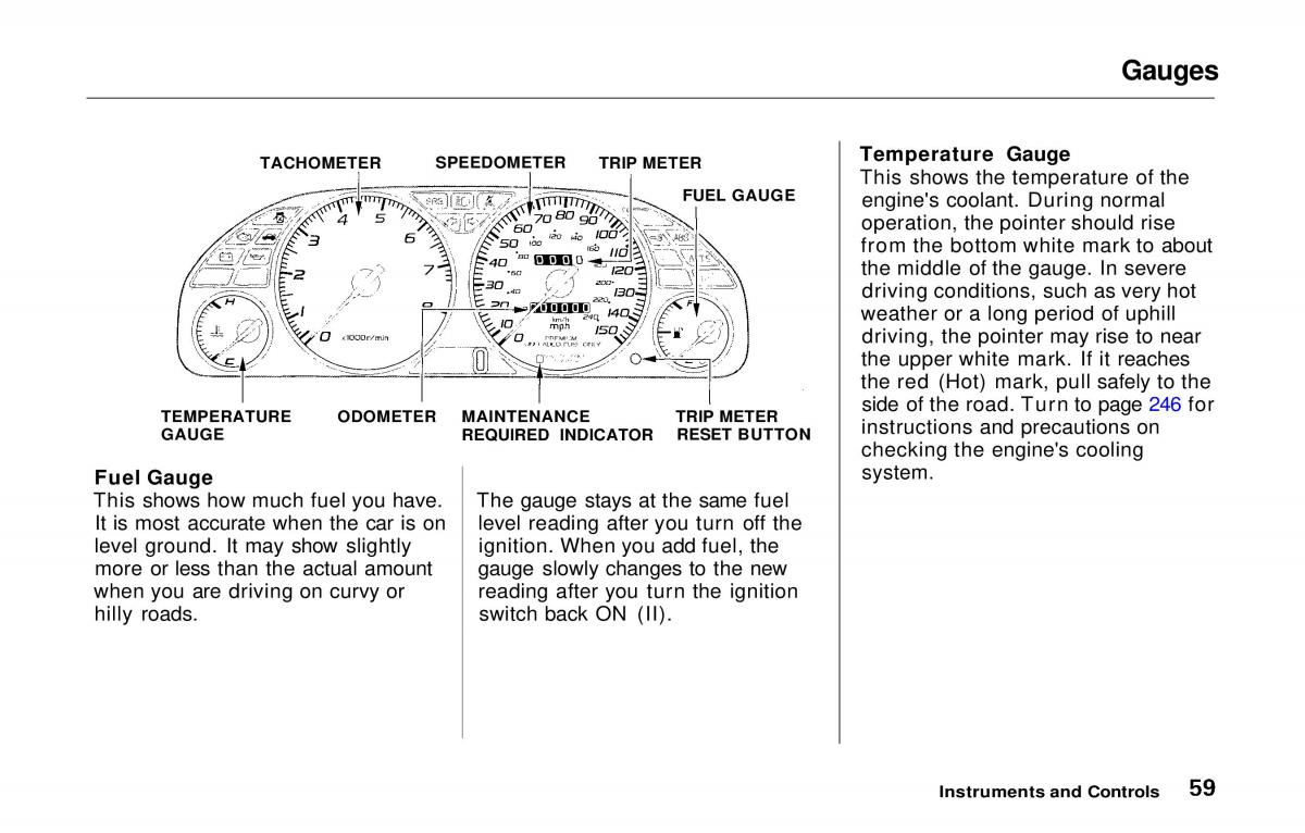 Honda Prelude V 5 owners manual / page 60
