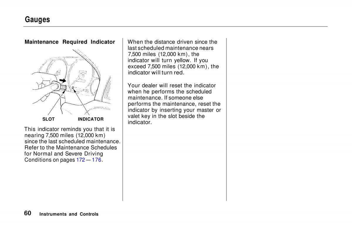 Honda Prelude V 5 owners manual / page 61