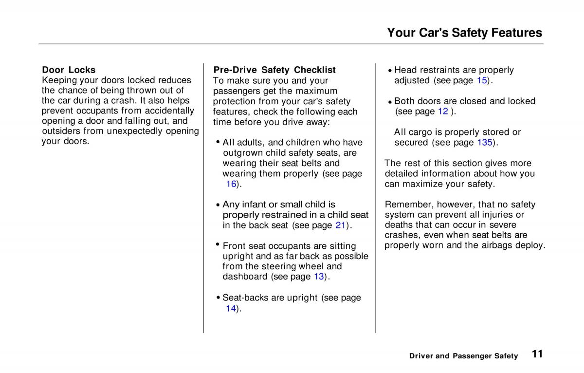 manual  Honda Prelude V 5 owners manual / page 12