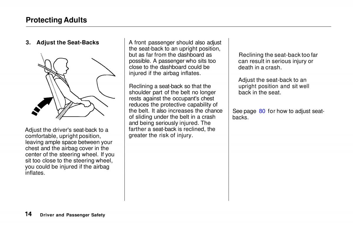 Honda Prelude V 5 owners manual / page 15