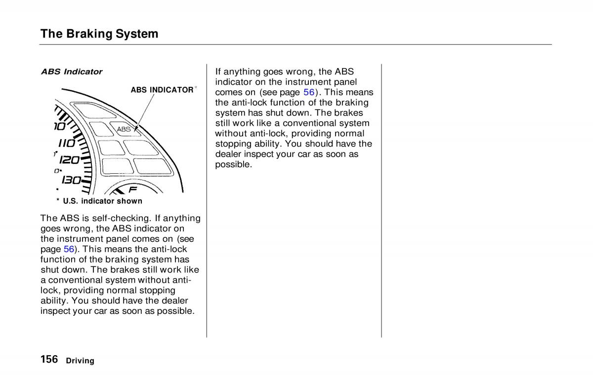 Honda Prelude V 5 owners manual / page 154