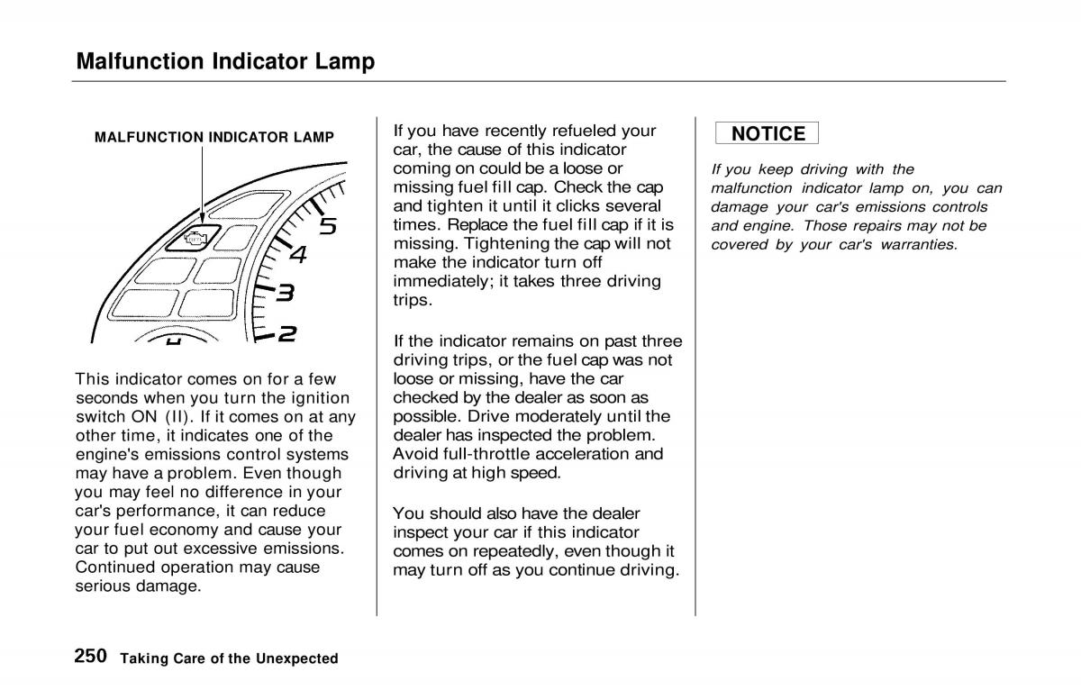 Honda Prelude V 5 owners manual / page 245