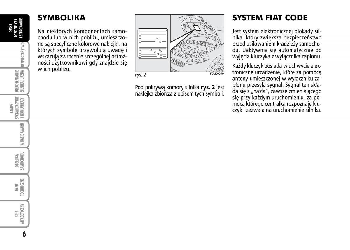 manual  Fiat Grande Punto III 3 instrukcja / page 8