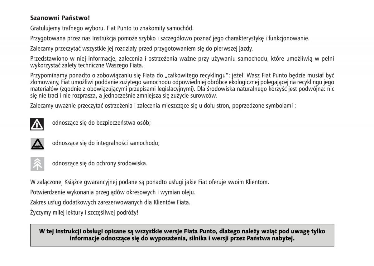 manual  Fiat Grande Punto III 3 instrukcja / page 3