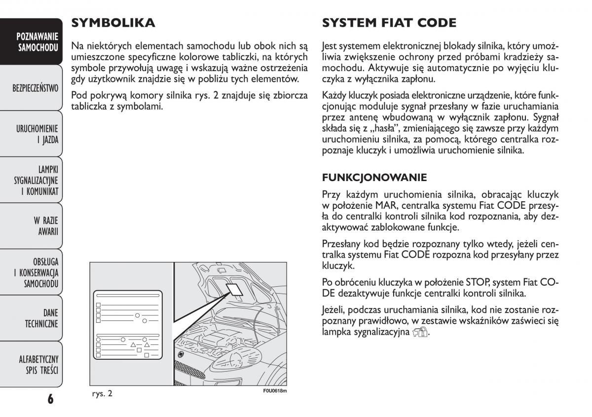 manual  Fiat Punto III 3 instrukcja / page 8