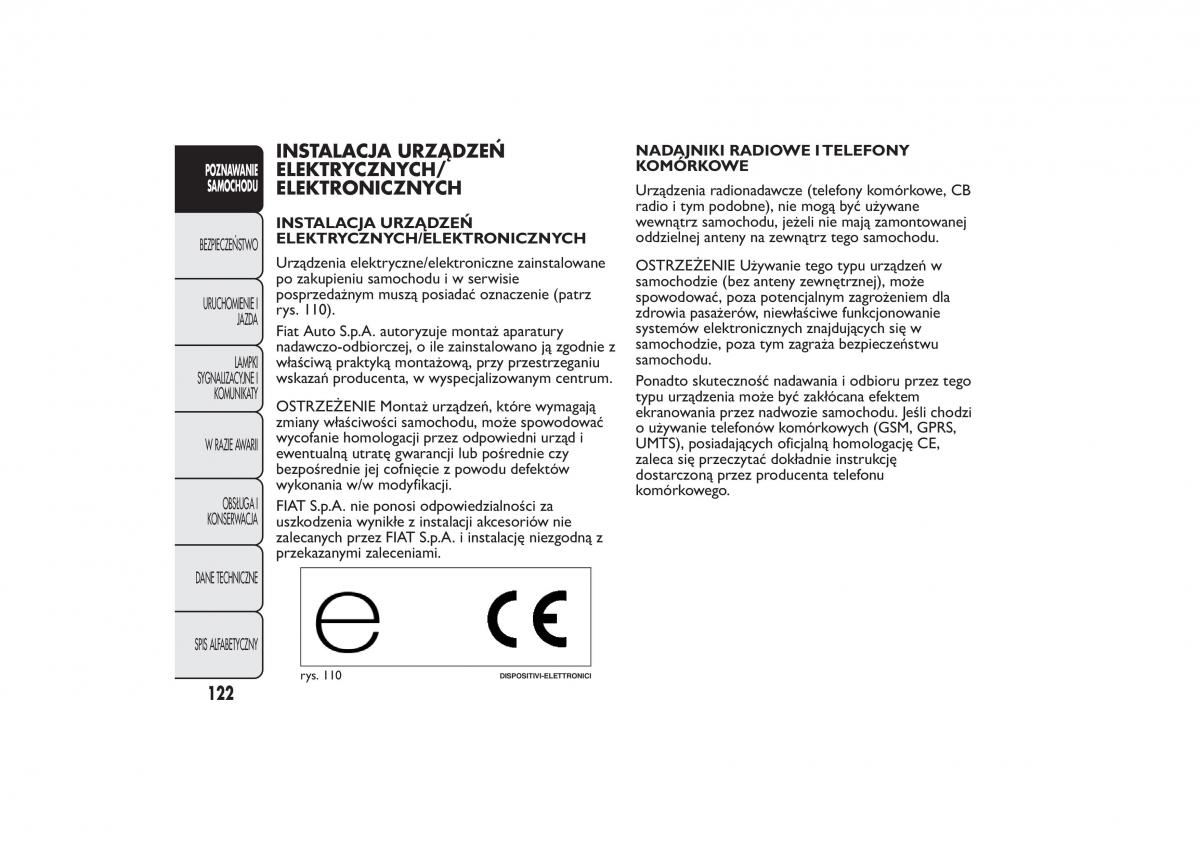 Fiat Bravo II 2 instrukcja obslugi page 126 pdf