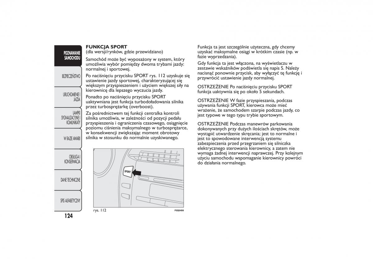 Fiat Bravo II 2 instrukcja / page 128