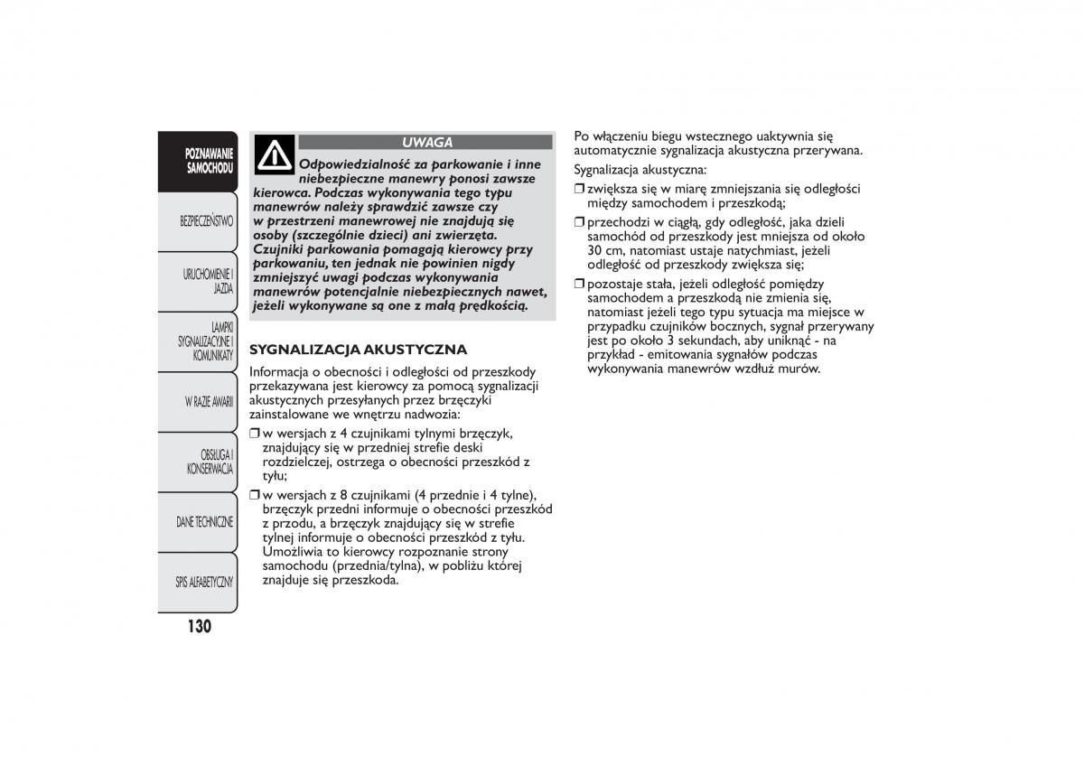 Fiat Bravo II 2 instrukcja / page 134