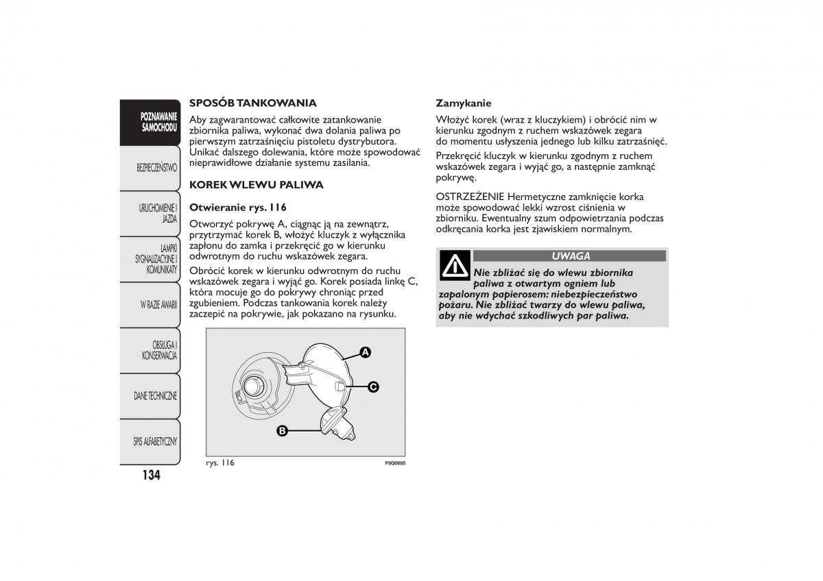 Fiat Bravo II 2 instrukcja / page 138