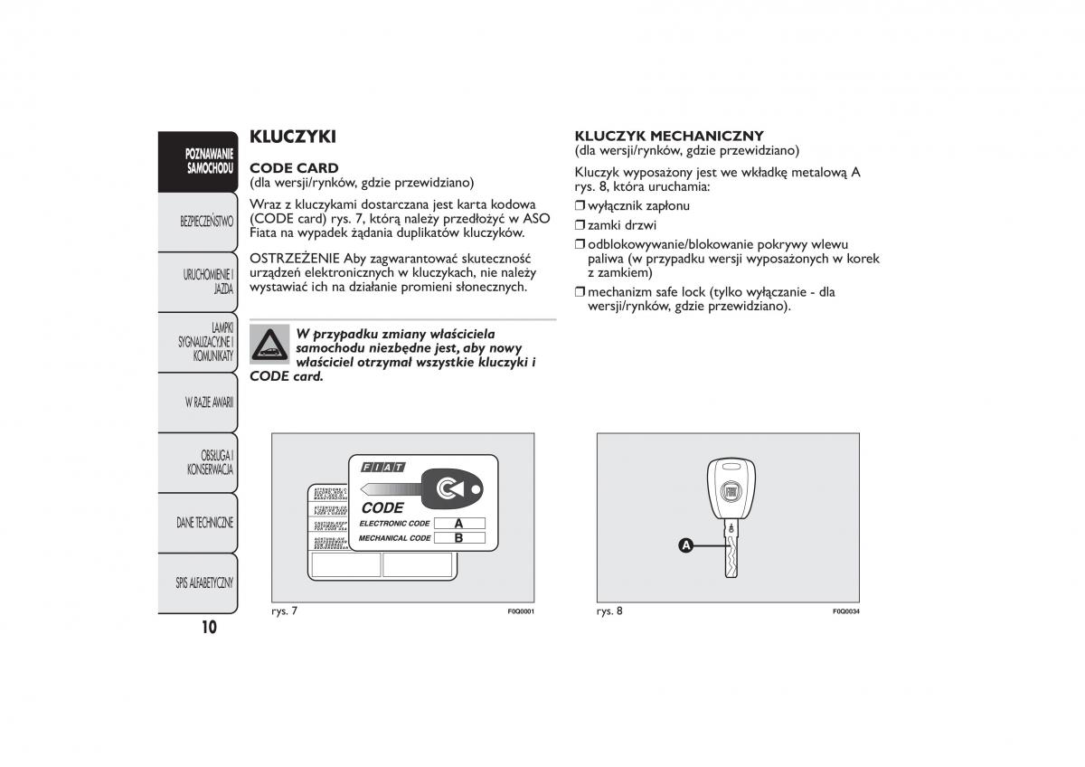 manual  Fiat Bravo II 2 instrukcja / page 14