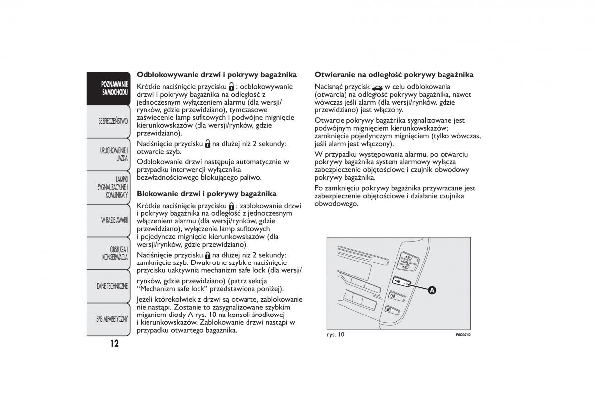 manual  Fiat Bravo II 2 instrukcja / page 16