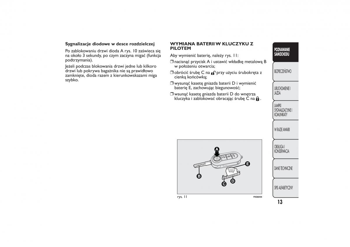 manual  Fiat Bravo II 2 instrukcja / page 17