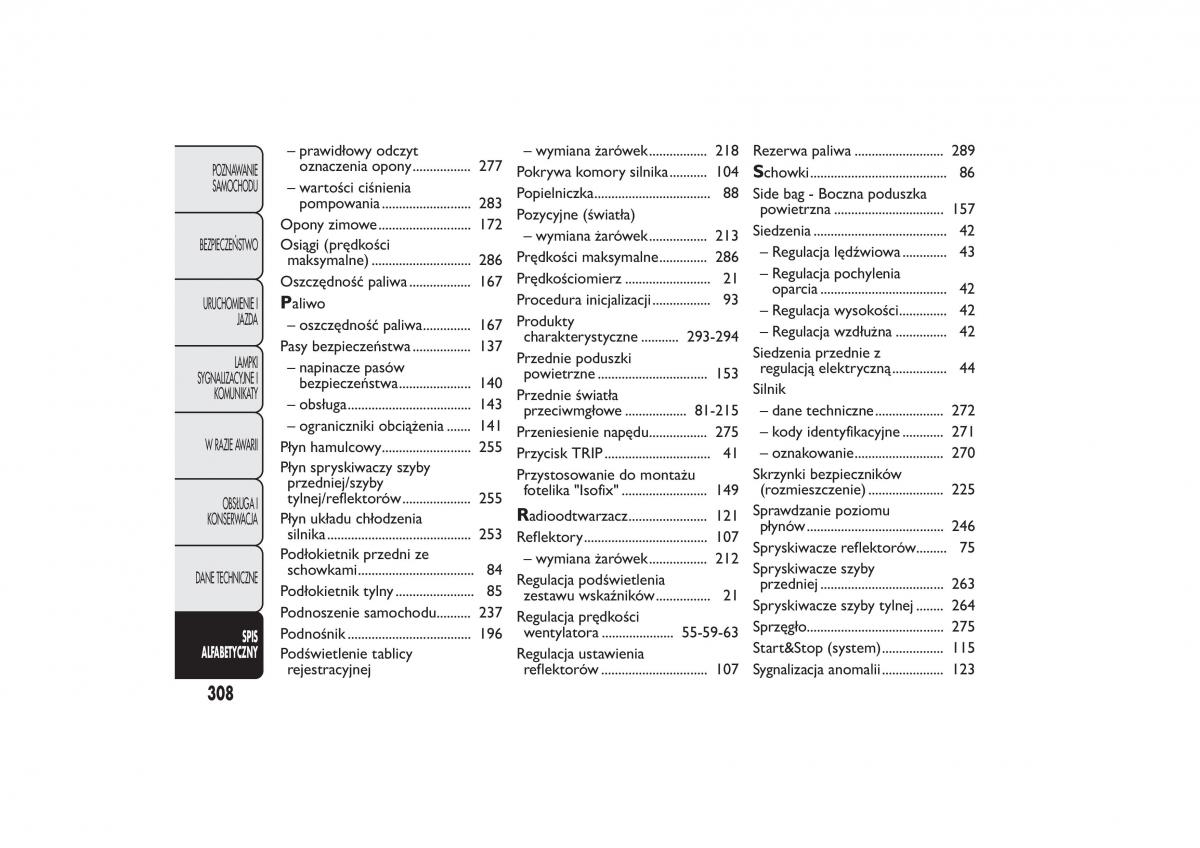 manual  Fiat Bravo II 2 instrukcja / page 312