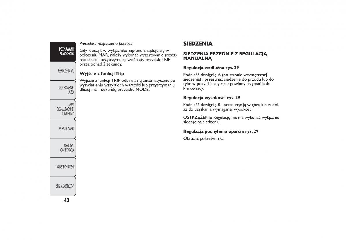 Fiat Bravo II 2 instrukcja obslugi page 46 pdf