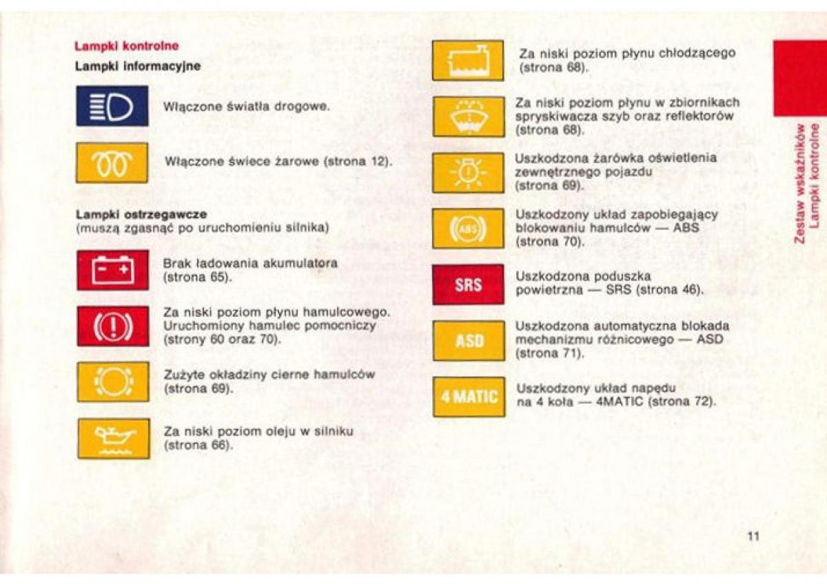 manual  Mercedes Benz E W124 instrukcja / page 13