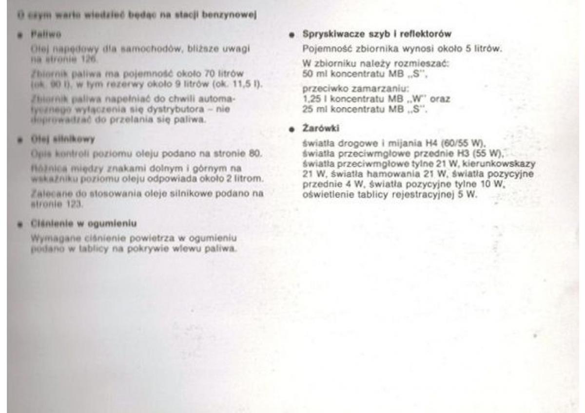manual  Mercedes Benz E W124 instrukcja / page 134