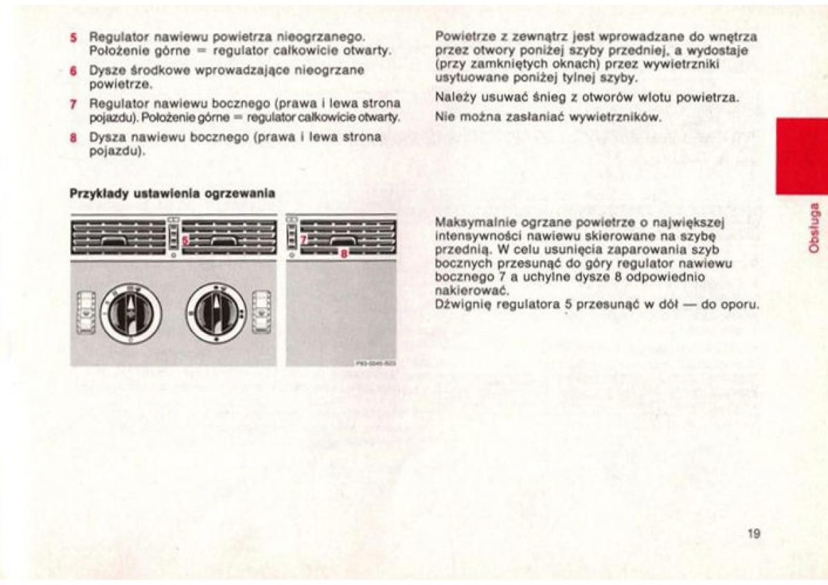 Mercedes Benz E W124 instrukcja obslugi / page 20