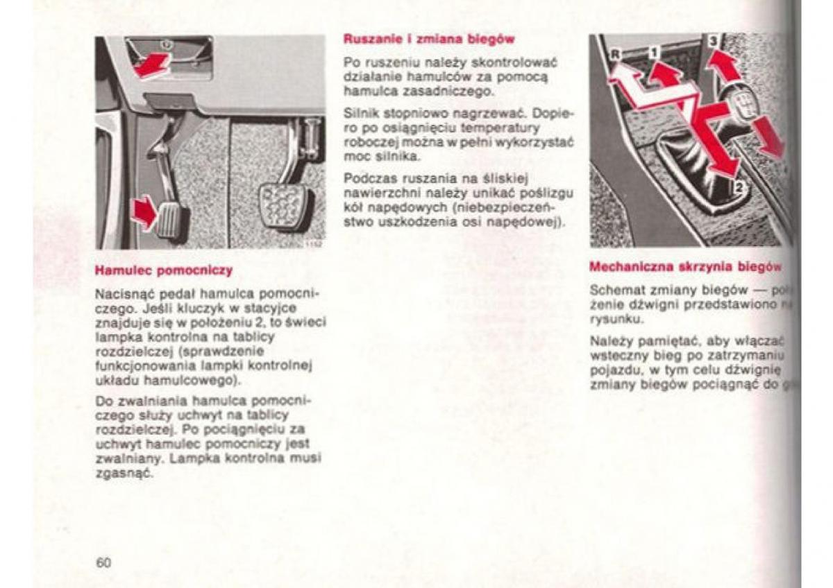 Mercedes Benz E W124 instrukcja obslugi page 61 pdf
