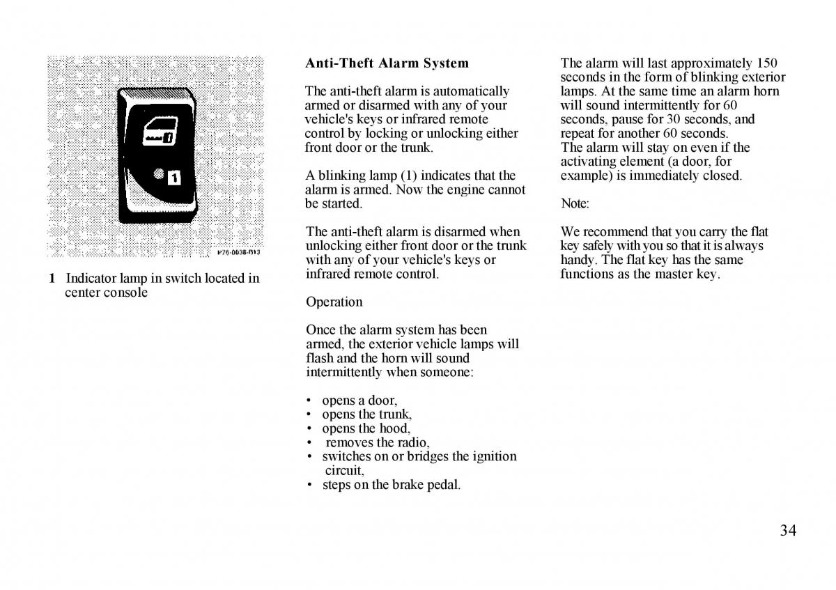 mercedes benz s w140 owners manual / page 34
