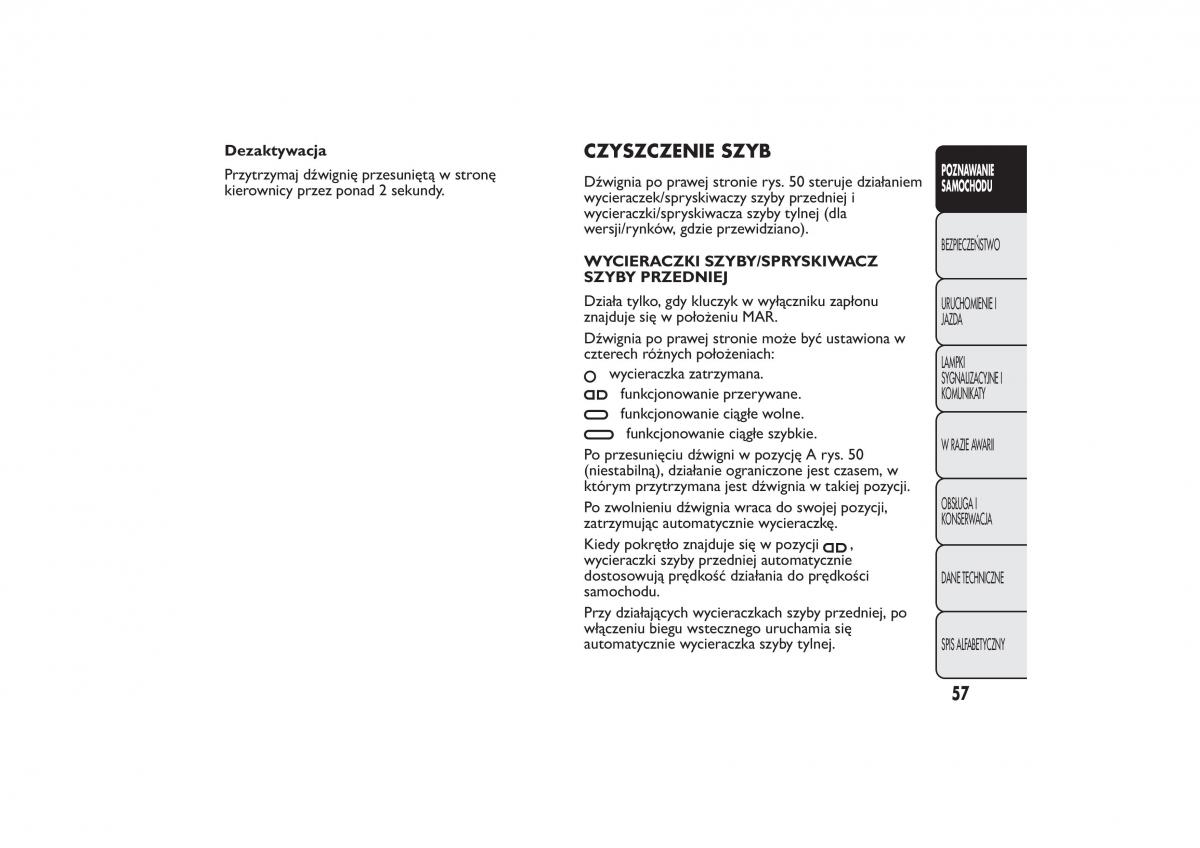 Fiat Fiorino IV 4 instrukcja obslugi / page 60