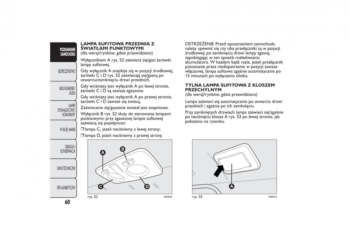 Fiat Fiorino IV 4 instrukcja obslugi / page 63