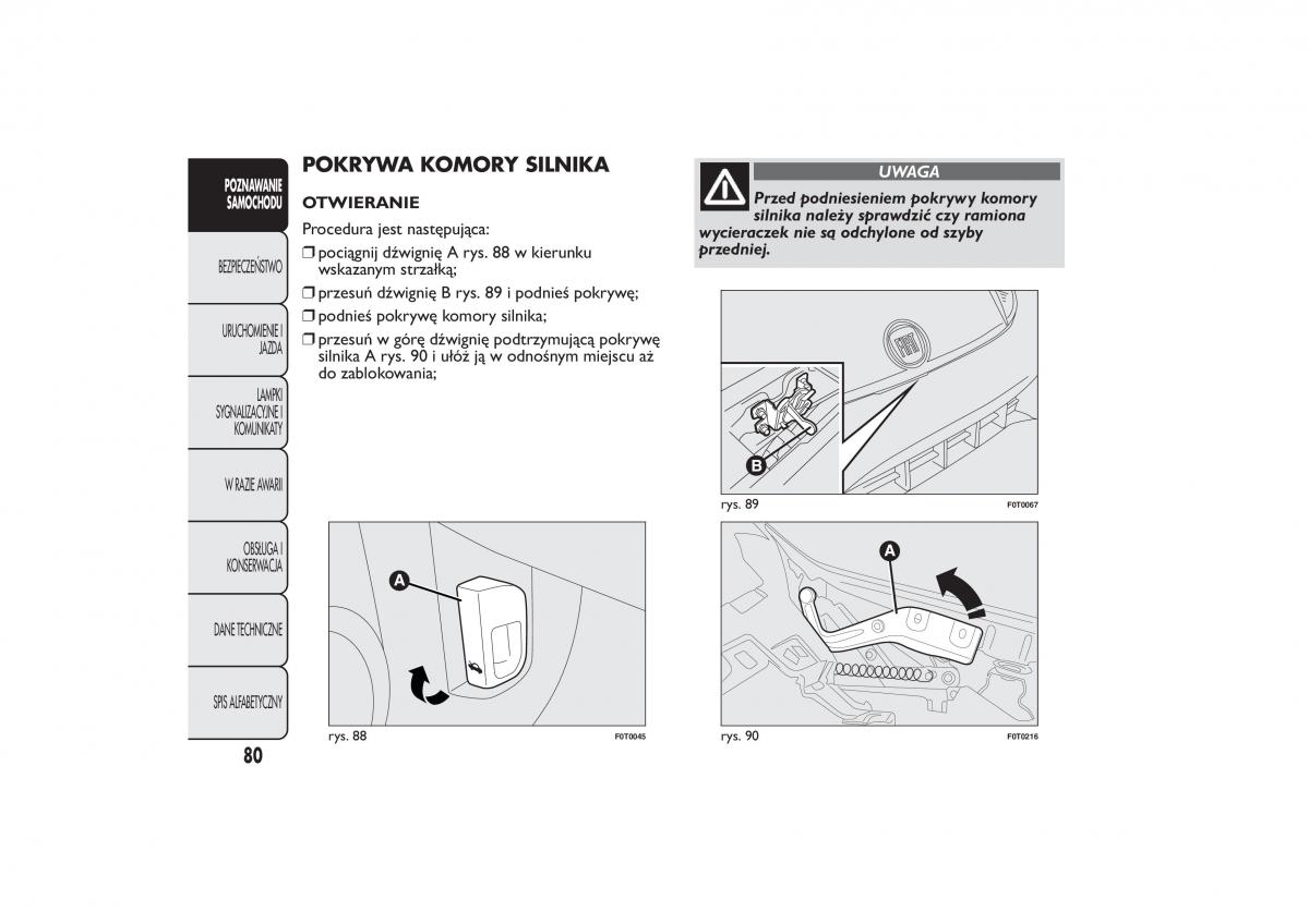 Fiat Fiorino IV 4 instrukcja obslugi / page 83