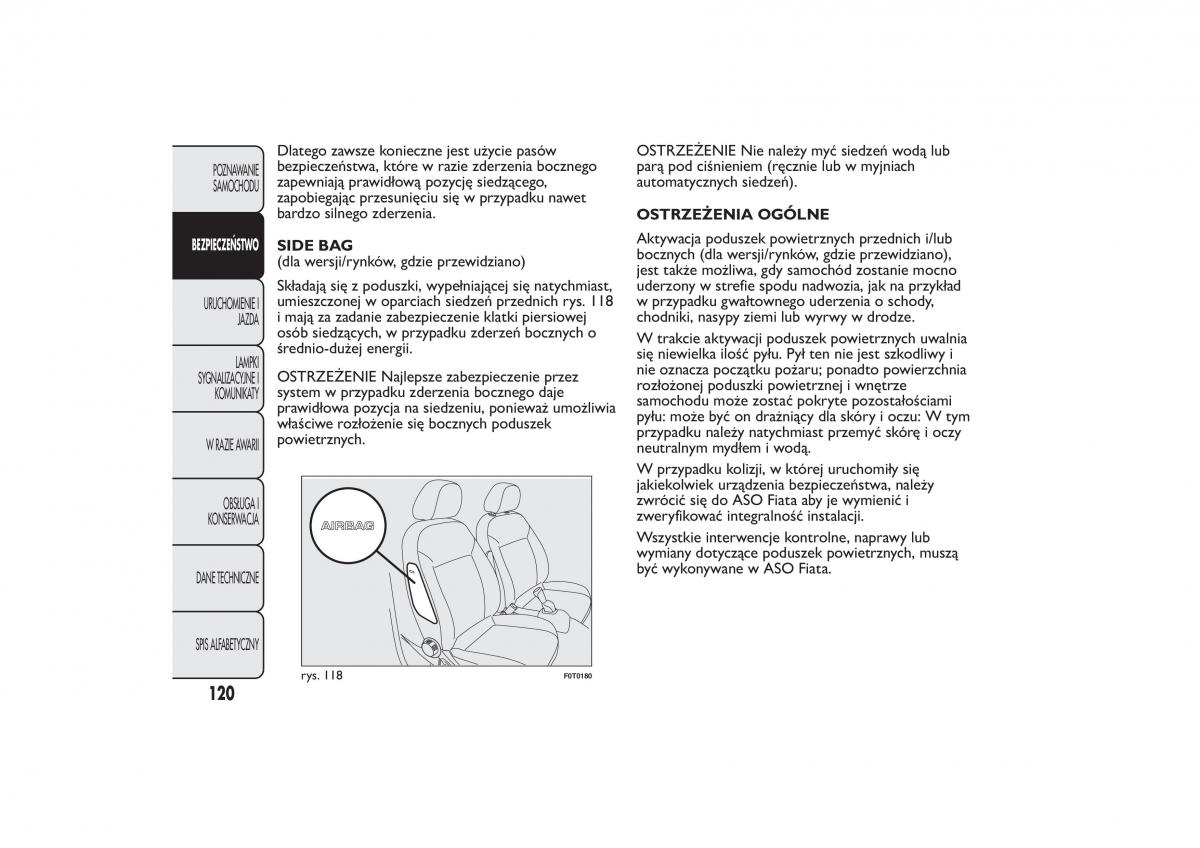 Fiat Fiorino IV 4 instrukcja obslugi / page 123