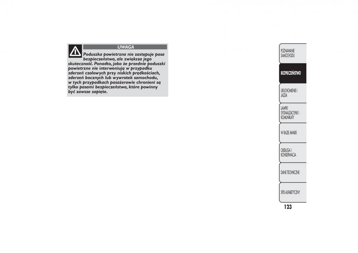 Fiat Fiorino IV 4 instrukcja obslugi / page 126
