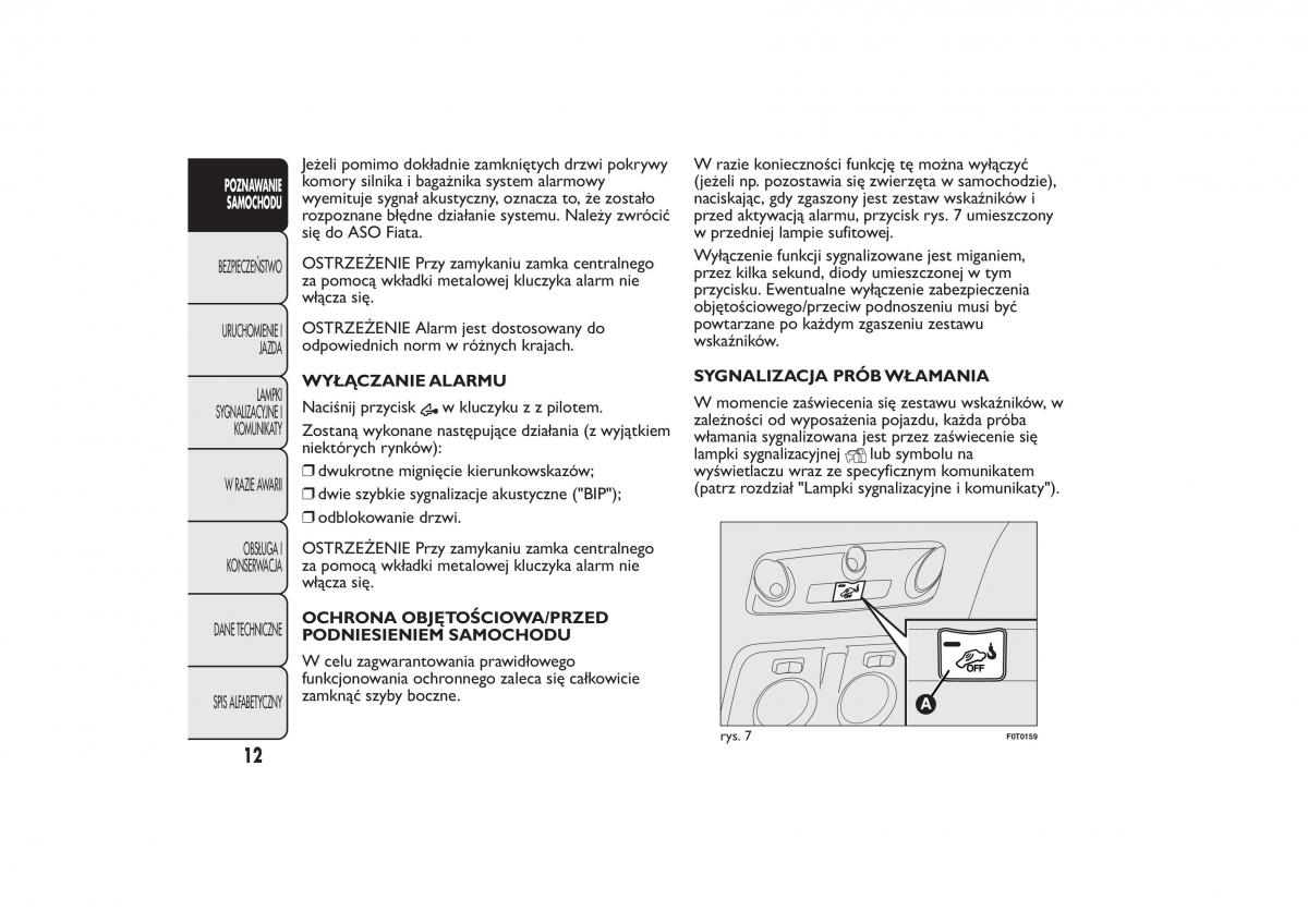 Fiat Fiorino IV 4 instrukcja obslugi / page 15