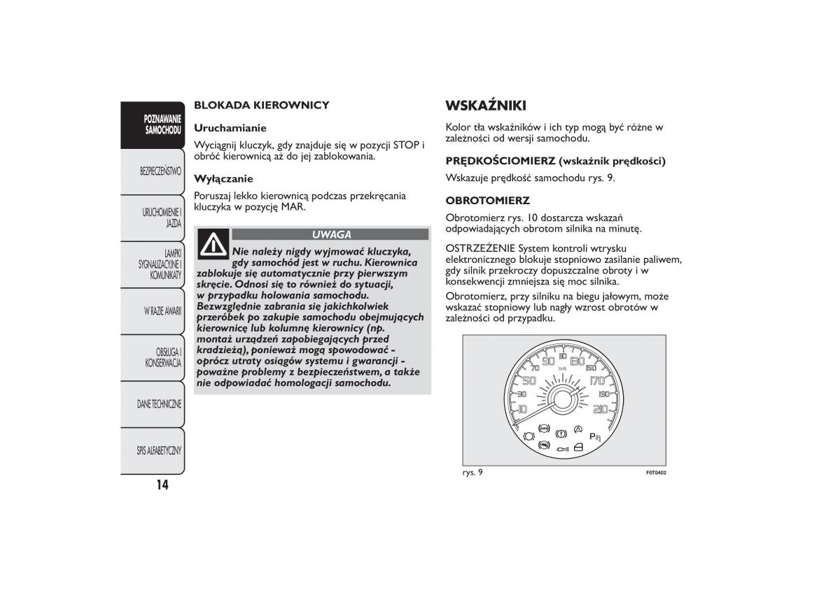 Fiat Fiorino IV 4 instrukcja obslugi / page 17