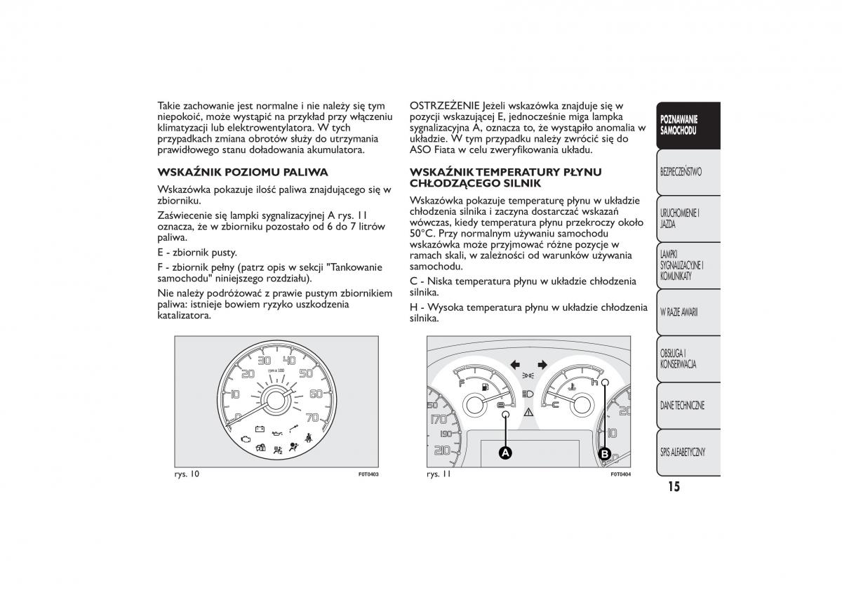 Fiat Fiorino IV 4 instrukcja obslugi / page 18