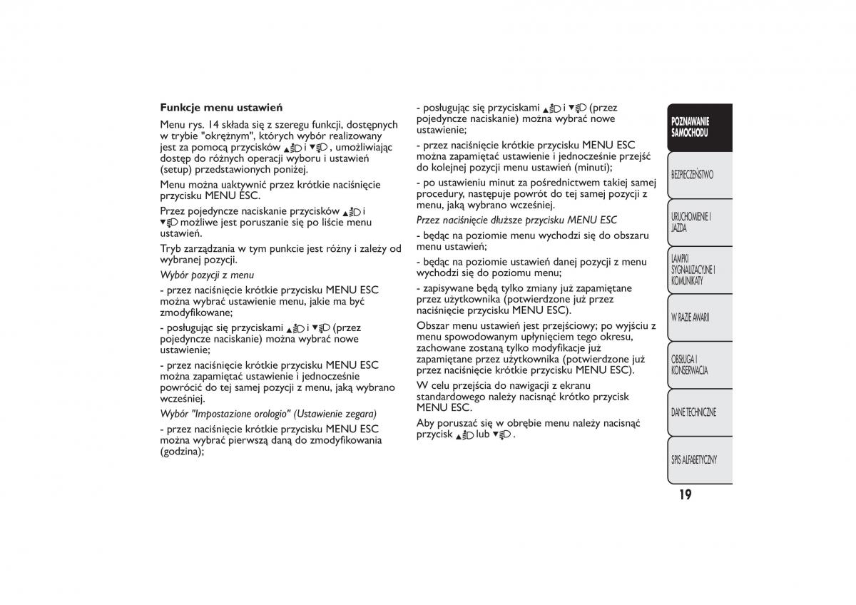 Fiat Fiorino IV 4 instrukcja obslugi / page 22