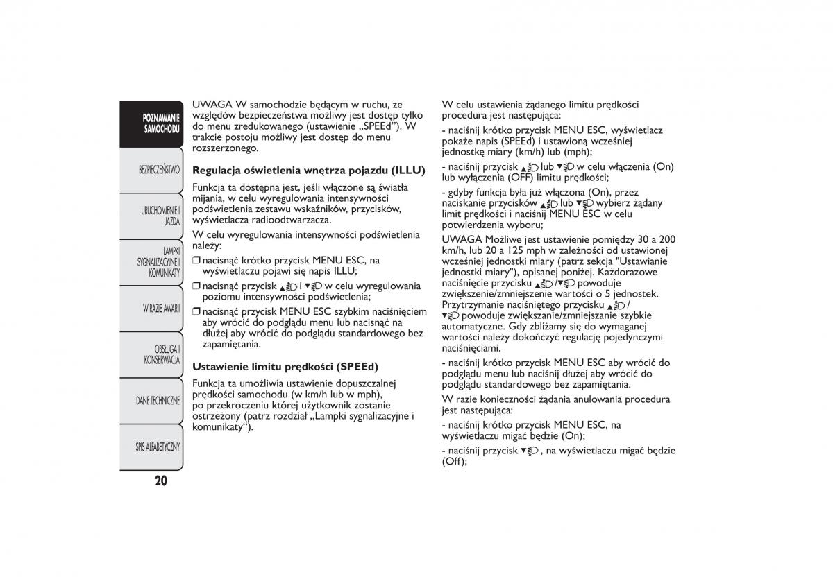 Fiat Fiorino IV 4 instrukcja obslugi / page 23