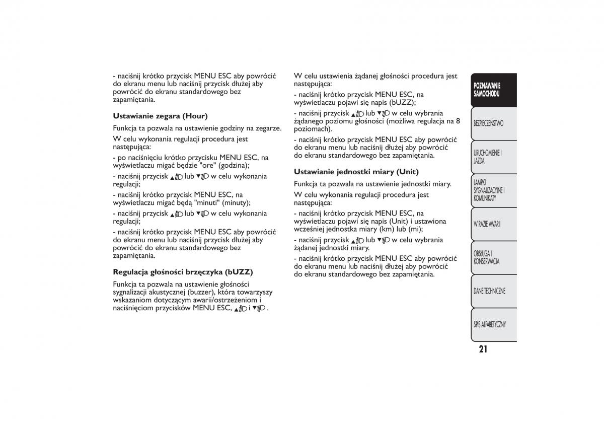 Fiat Fiorino IV 4 instrukcja obslugi / page 24